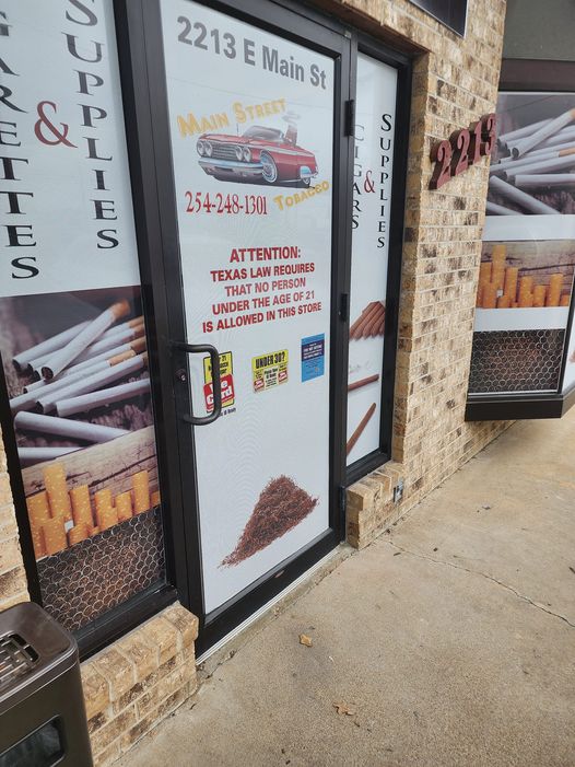 Cutting Edge Graphics Gatesville, Texas - Storefront Window Screens & Signage